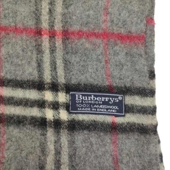 🧧Burberry Tarten 100% Lambswool Scarf🔮GIFT - Picture 2 of 9